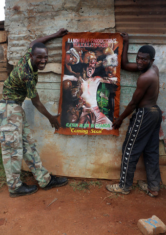 Hand-Painted Poster! Eaten Alive in Uganda!