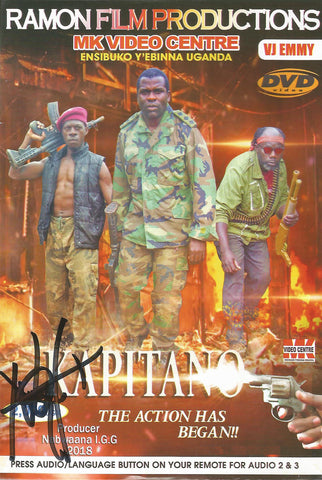 NEW MOVIE! Kapitano starring Bruce U! Signed DVD