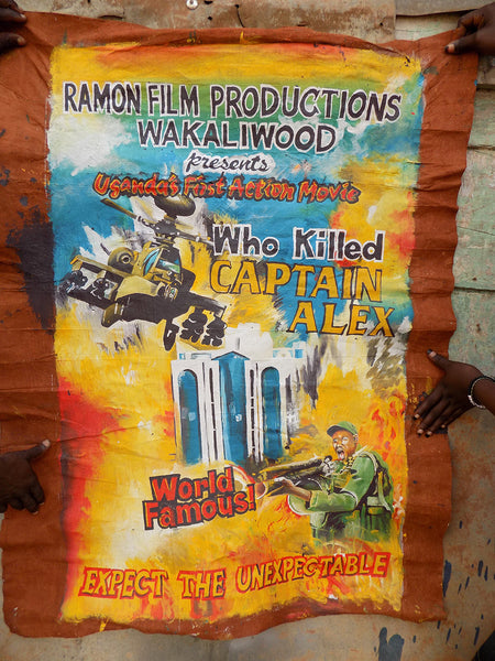 Hand-Painted Poster! Who Killed Captain Alex