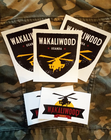 Set of 5 Official Wakaliwood Supa Stickers!